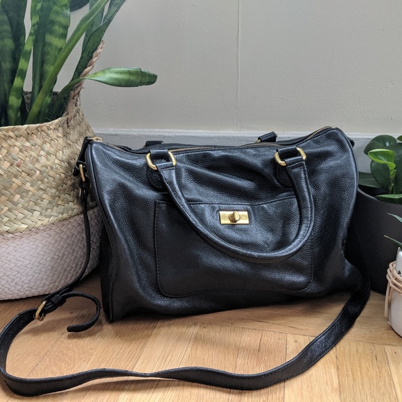 J. Crew Factory Handbags - J.Crew Leather Dorset Satchel Purse